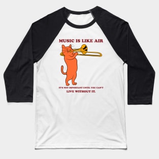 Music Is Life Baseball T-Shirt